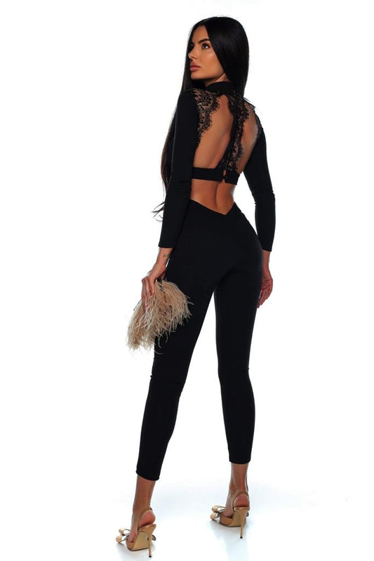 BLACK FRIDAY price WOW lace backless playsuit